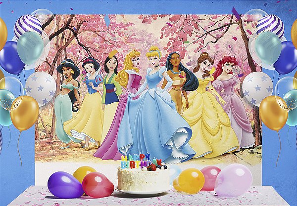 Painel Decorativo Princesas Promoção