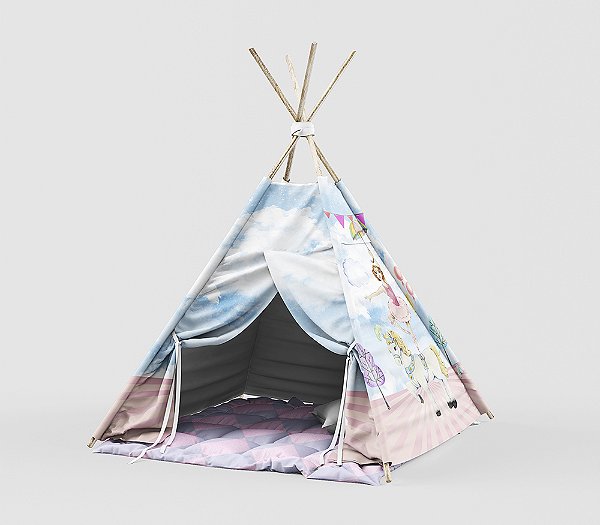 Cabaninha/tenda/toca Infantil para Festa do Pijama Circo Promoção