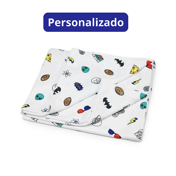 Mantinha/Cobertor Para cabaninha infantil - Personalizado