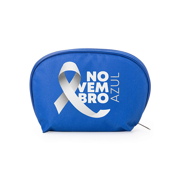 Necessaire Oval Novembro Azul