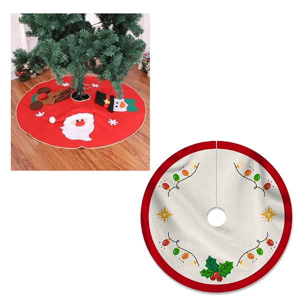 Tapete/Saia Para Arvore De Natal Decoração 70 Cm - Ramos