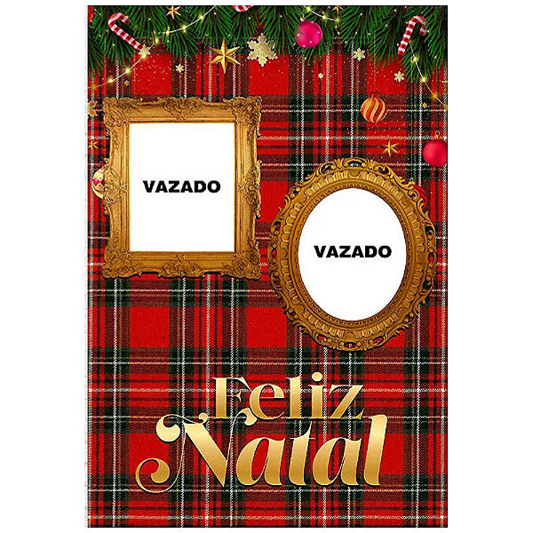 Painel Decorativo interativo Vazado - Natal Xadrez