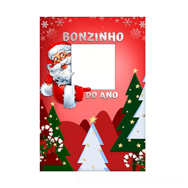 Painel Decorativo interativo Vazado - Natal Bonzinho