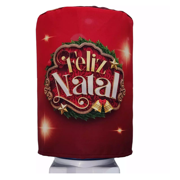 Capa Para Galão De Água 20 Litros - Feliz Natal