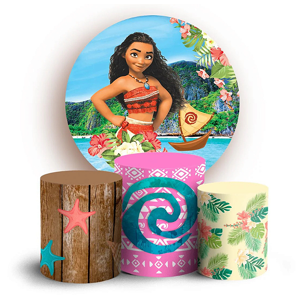 Kit Veste Facil Festa - Moana 2 filme Color
