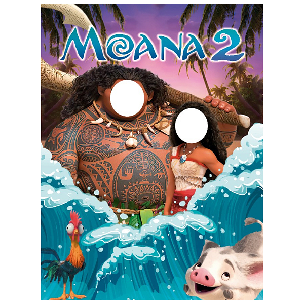 Painel Decorativo interativo vazado - Moana 2