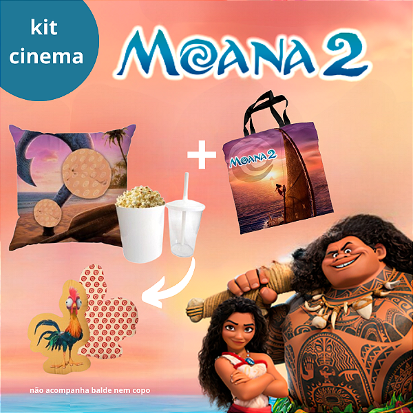Kit Cinema 3 - Moana 2 o filme