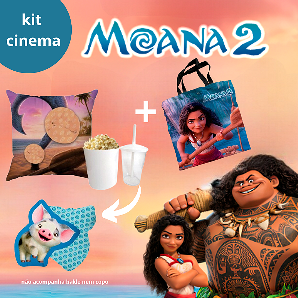 Kit Cinema 4 - Moana 2 o filme