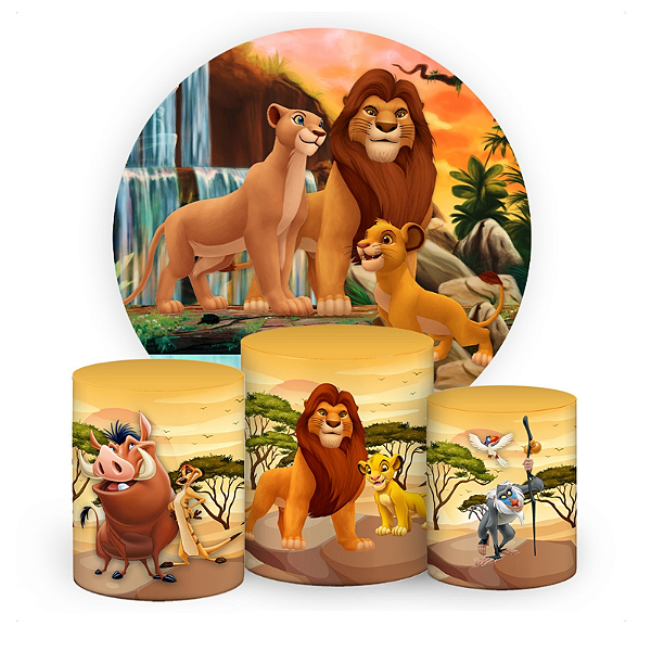 Kit Veste Facil Festa - Simba O Rei Leão