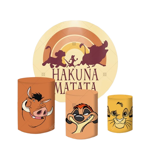 Kit Veste Facil Festa - O Rei Leão/ Hakuna Matata