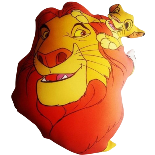 Almofada 3d - O rei Leão/ Pai e filho