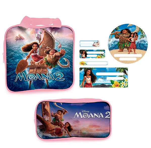 Kit Material Escolar - Moana 2 - Personalizado