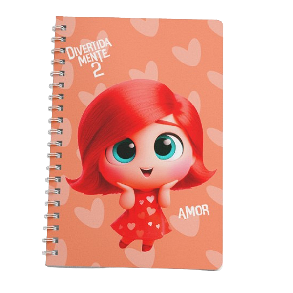 Adesivo de Caderno - Divertidamente Amor