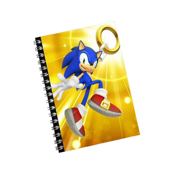 Adesivo de Caderno - Sonic 2