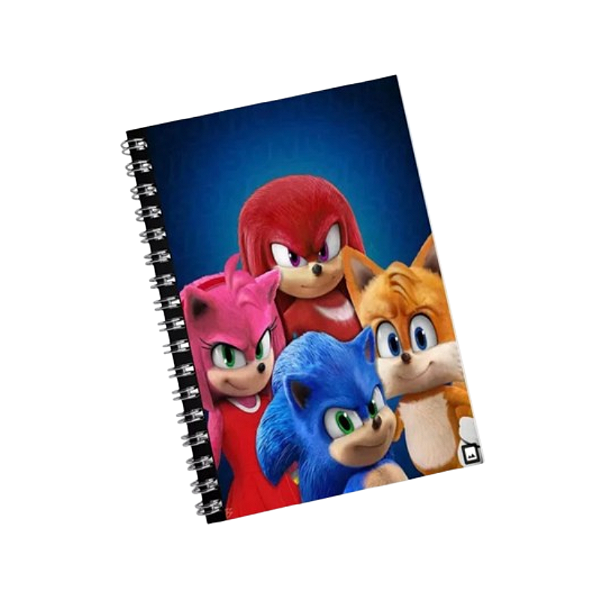 Adesivo de Caderno - Sonic 4