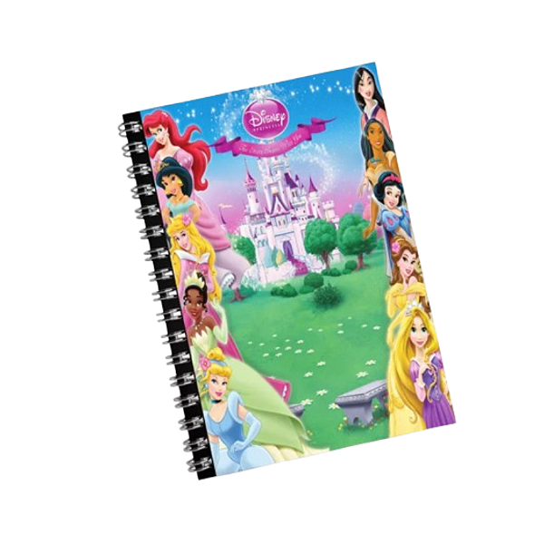 Adesivo de Caderno - Princesas