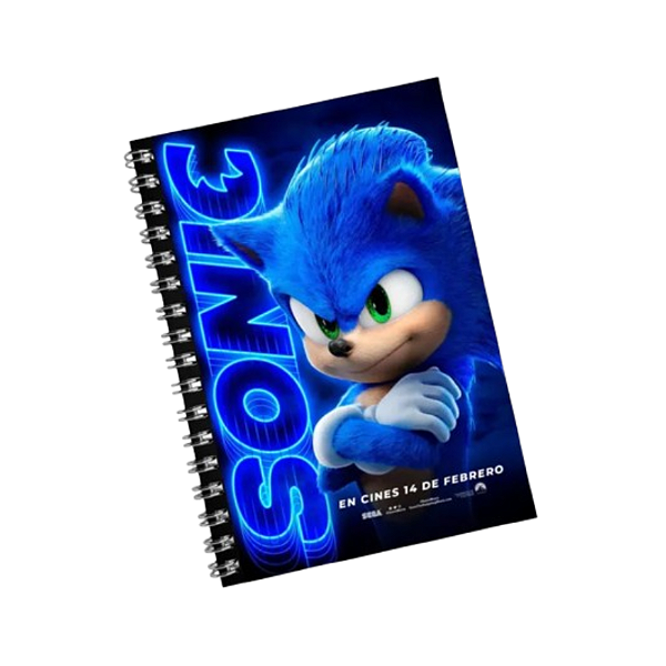 Adesivo de Caderno - Sonic 5