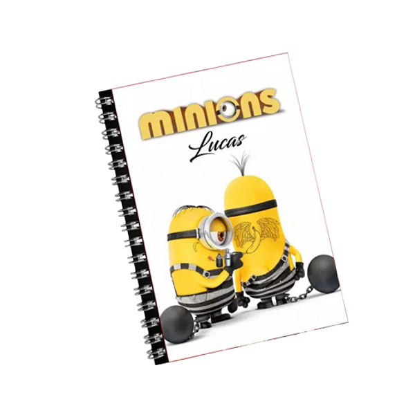 Adesivo de Caderno - Minions