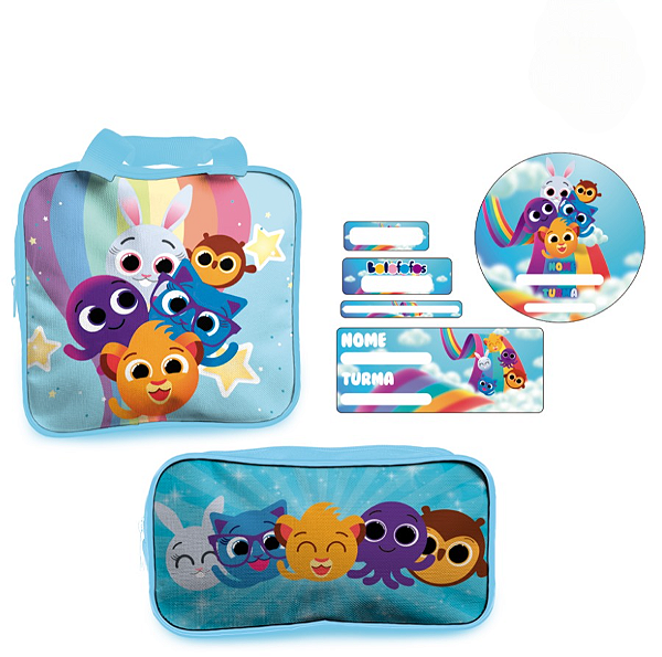 Kit Material Escolar - Bolofofo - Personalizado