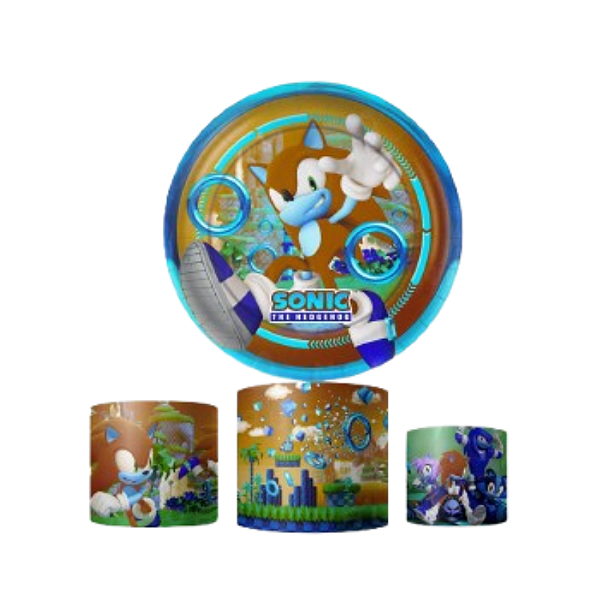 Kit Veste Facil Festa - Sonic jogo