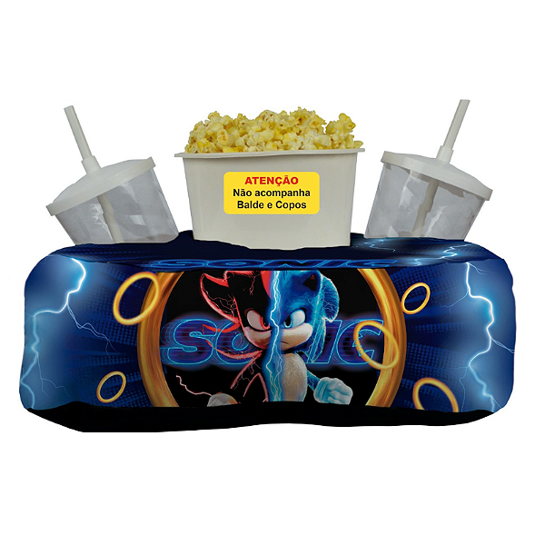 Almofada Porta Pipoca - Sonic 3
