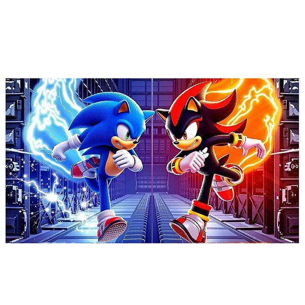 Painel Decorativo - Sonic 3