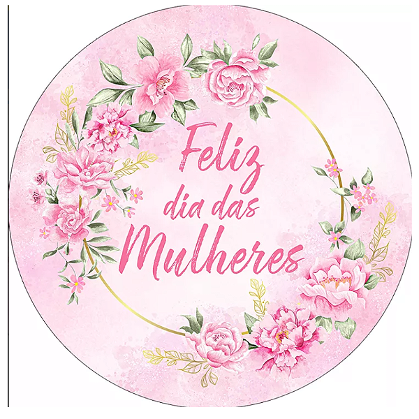 Painel Redondo dia internacional da mulher