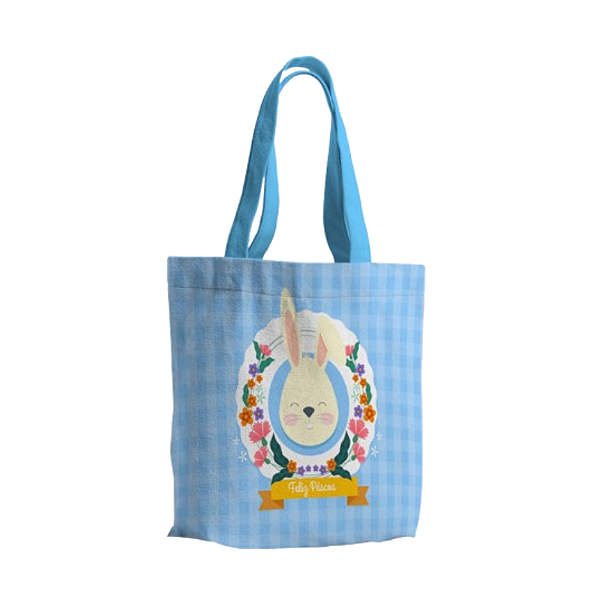 Bolsa Ecobag Páscoa 2025/Azul