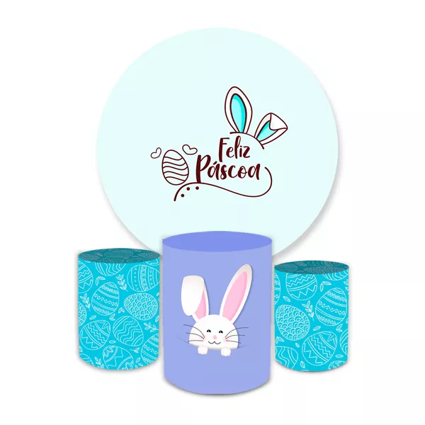 Kit Veste Facil Festa - Páscoa azul