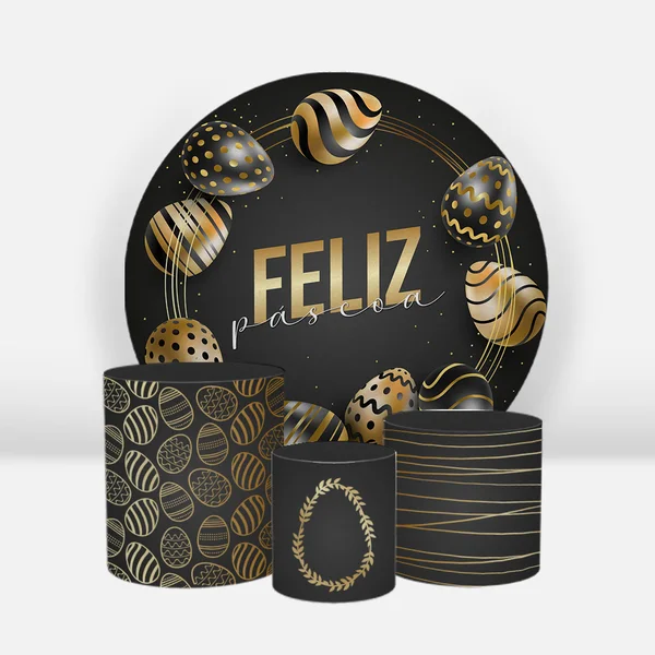 Kit Veste Facil Festa - Páscoa Preto