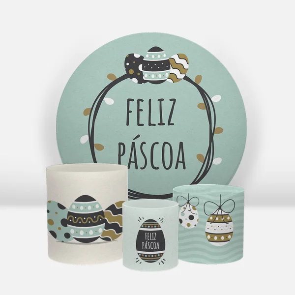 Kit Veste Facil Festa - Páscoa Verde Escuro