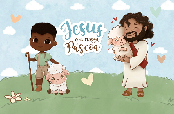 Painel Decorativo Religioso Páscoa