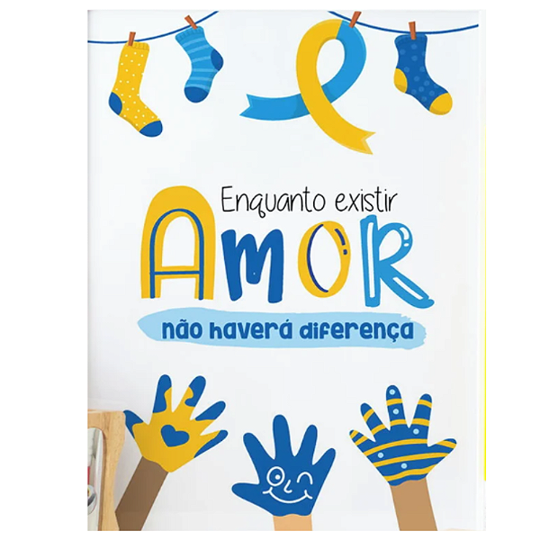 Painel Decorativo Vertical - Sindrome de Down