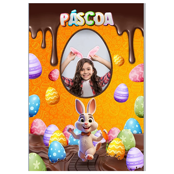 Painel Decorativo interativo Vazado - Páscoa ovos