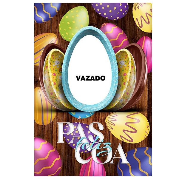Painel Decorativo interativo Vazado - Páscoa ovo