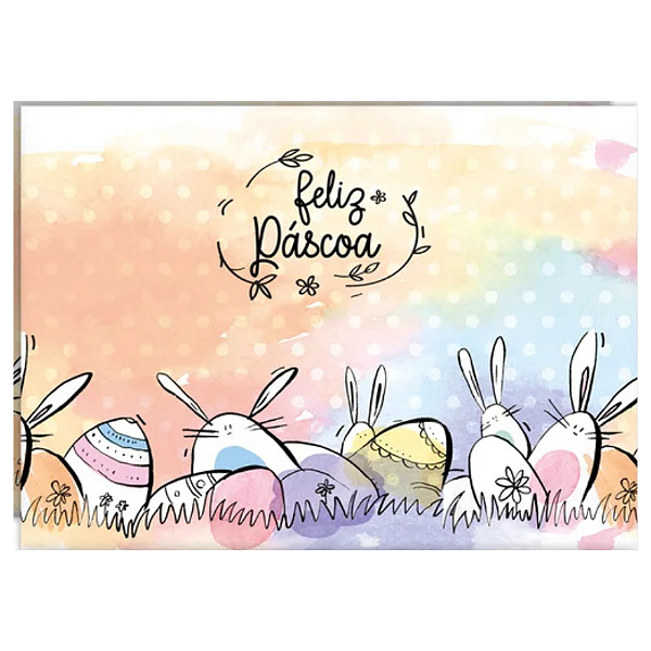 Jogo Americano Mesa Posta - Páscoa tye die