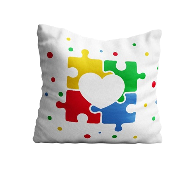 Almofada Cheia - Autismo/Autista/ Campanha Abril azul 4