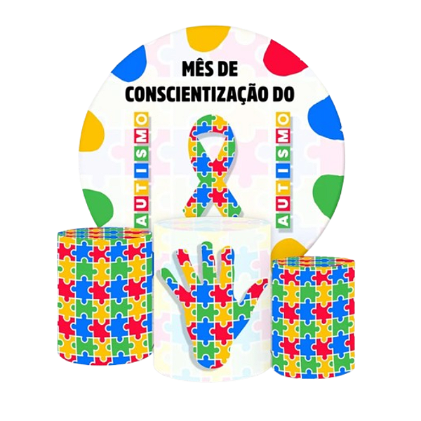 Kit Veste Facil Festa - Autismo/Autista/Campanha abril azul 2