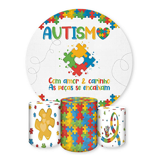 Kit Veste Facil Festa - Autismo/Autista/Campanha abril azul 4