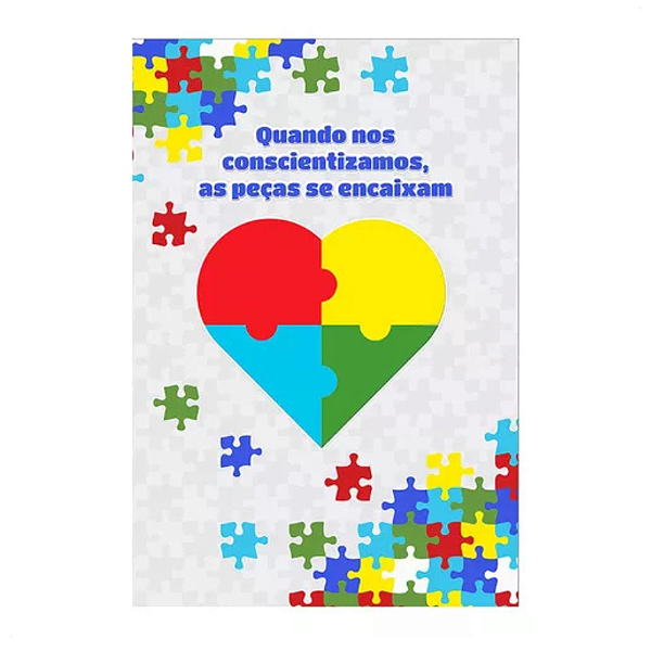 Painel Decorativo vertical Autismo/ Autista / Campanha Abril azul 5