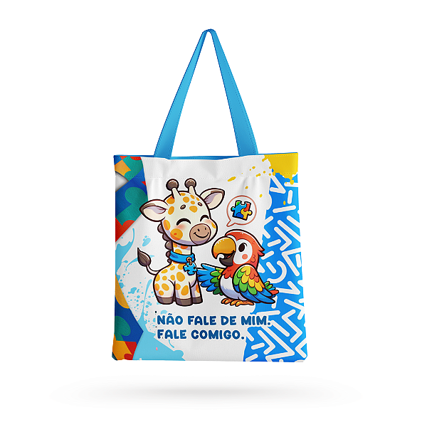 Bolsa Ecobag Autismo/Autista/Campanha Abril azul 3