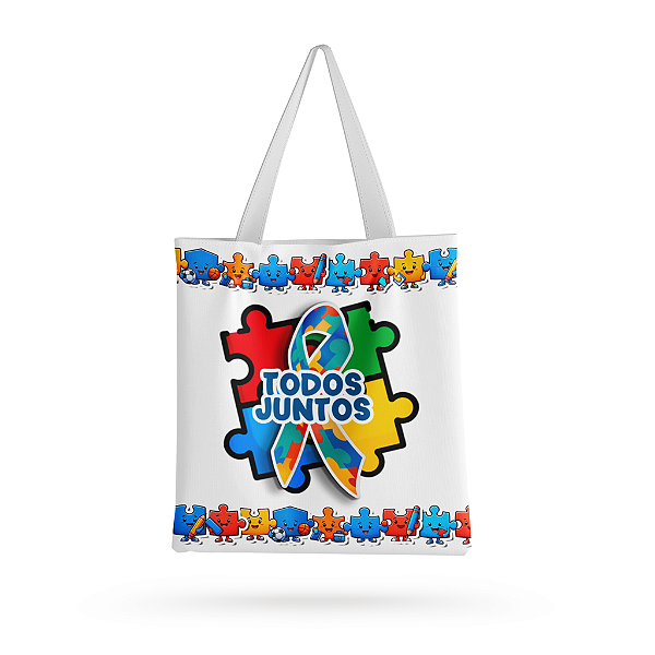 Bolsa Ecobag Autismo/Autista/Campanha Abril azul 4