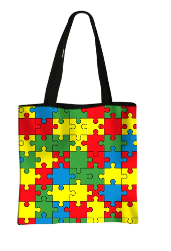 Bolsa Ecobag Autismo/Autista/Campanha Abril azul 11