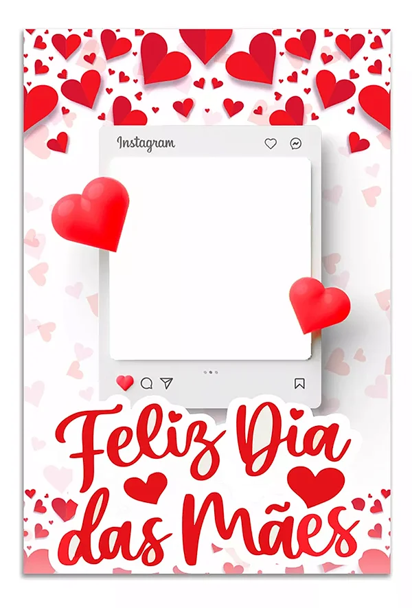 Painel Decorativo interativo vazado Dia das Mães