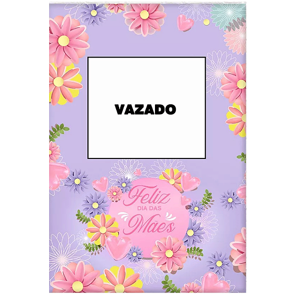 Painel Decorativo interativo vazado Dia das Mães Lilás