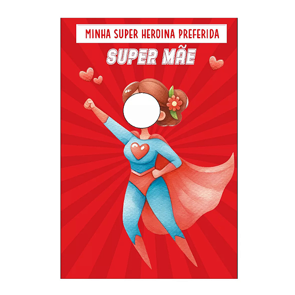 Painel Decorativo interativo vazado Dia das Mães Super Mãe