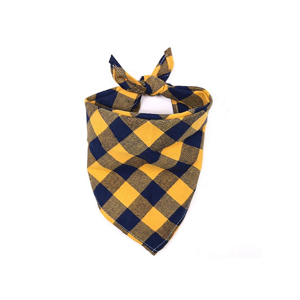 Lenço Junino Amarelo/preto