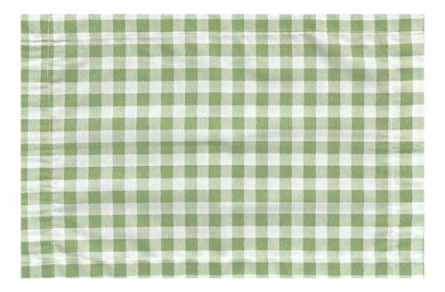 Jogo Americano Mesa Posta Junino - Verde claro Xadrez