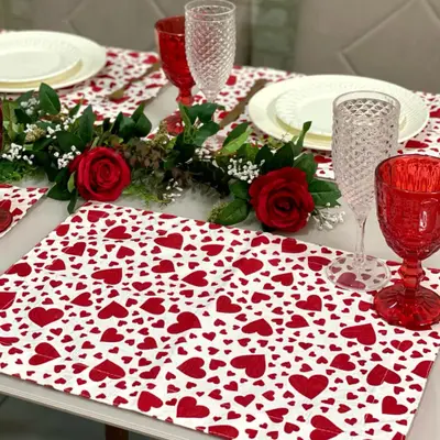 Kit Mesa Posta Dia Dos Namorados (3 Itens)