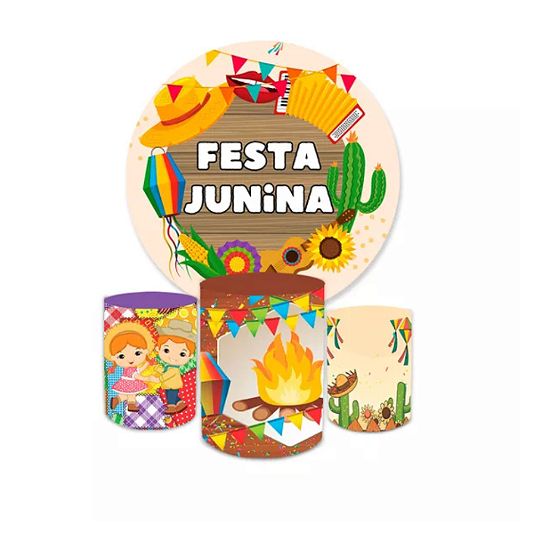 Kit Veste Facil Festa - São joão/Festa junina/Caipira/Quadrilha chapéu